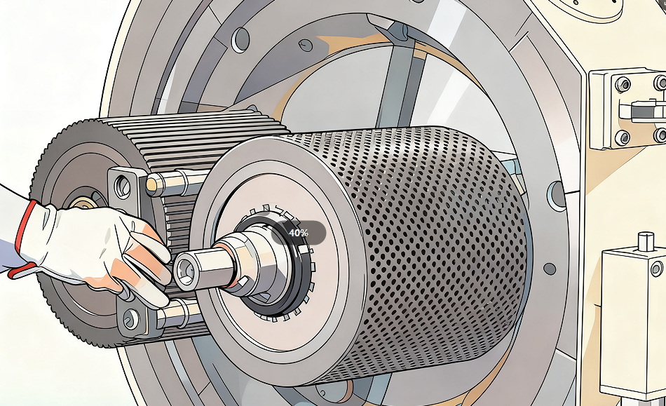 什么原因直接造成颗粒机压辊磨损？